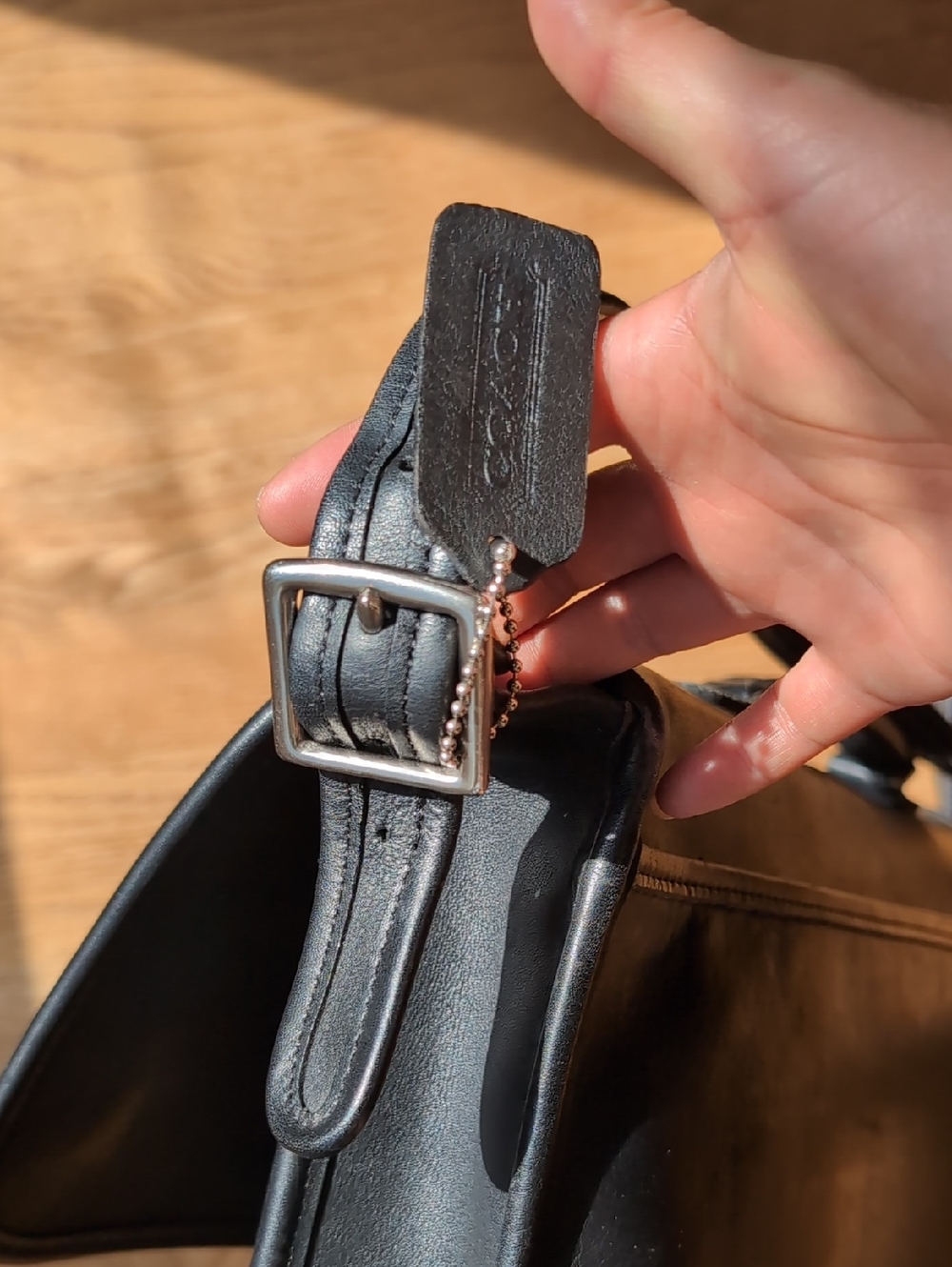Vintage Coach Black Metropolitan 5180 - Picture 5 of 13